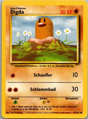 Pokémon-Karte Digda 47/102 Grundset