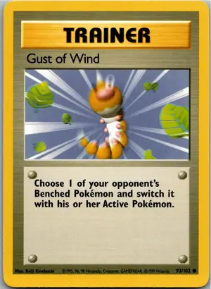 Pokémon-Karte Gust of Wind Windhauch 93/102 Grundset