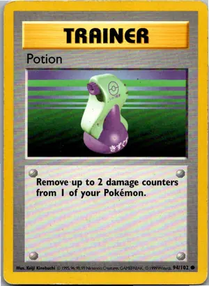 Pokémon-Karte Potion Trank 94/102 Grundset