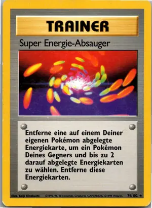 Pokémon-Karte Super Energie-Absauger 79/102 Grundset