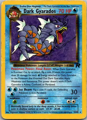 Pokémon-Karte Dark Gyarados Dunkles Garados 25/82 Team Rocket