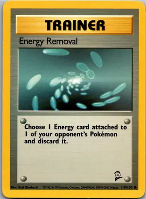 Pokémon-Karte Energy Removal 119/130 Base Set 2