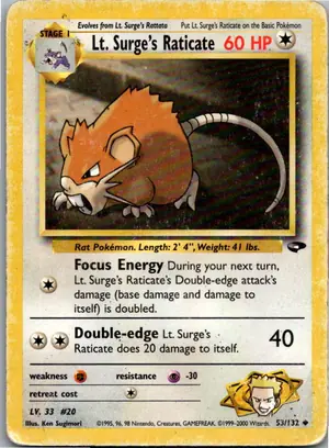 Lt. Surge's Raticate Exemplar 6,45 €
