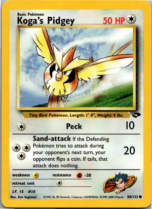 Koga's Pidgey Exemplar 3,95 €