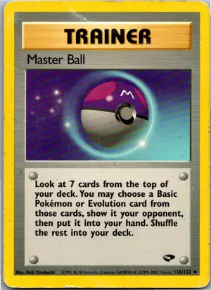 Pokémon-Karte Master Ball 116/132 Gym Challenge
