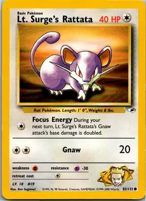Lt. Surge's Rattata Exemplar 3,95 €