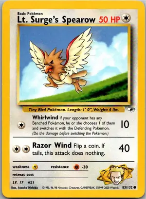 Lt. Surge's Spearow Exemplar 3,95 €