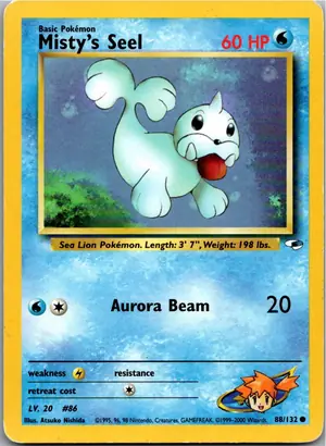 Pokémon-Karte Misty's Seel 88/132 Gym Heroes