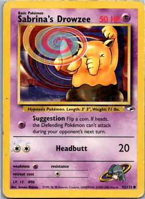 Pokémon-Karte Sabrina's Drowzee 92/132 Gym Heroes
