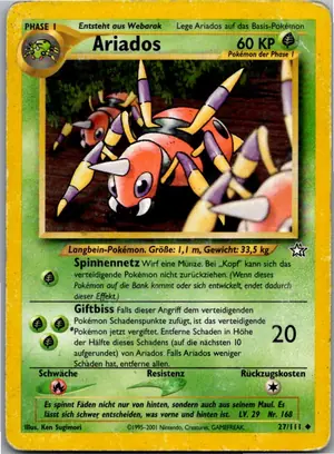 Pokémon-Karte Ariados 27/111 Neo Genesis