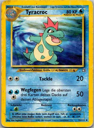 Pokémon-Karte Tyracroc 32/111 Neo Genesis
