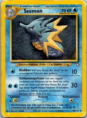 Pokémon-Karte Seemon 48/111 Neo Genesis
