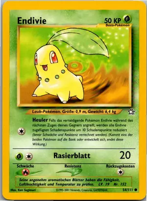 Pokémon-Karte Endivie 54/111 Neo Genesis