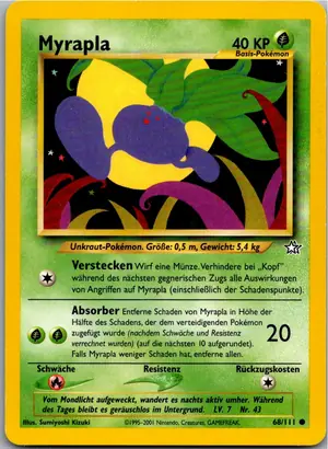 Pokémon-Karte Myrapla 68/111 Neo Genesis