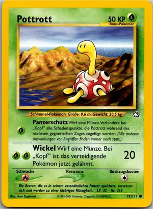 Pokémon-Karte Pottrott 72/111 Neo Genesis