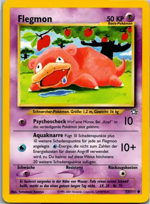 Pokémon-Karte Flegmon 73/111 Neo Genesis