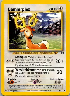 Pokémon-Karte Damhirplex 76/111 Neo Genesis