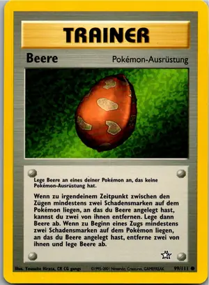 Pokémon-Karte Beere 99/111 Neo Genesis