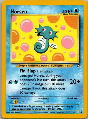 Pokémon-Karte Horsea Seeper 62/111 Neo Genesis