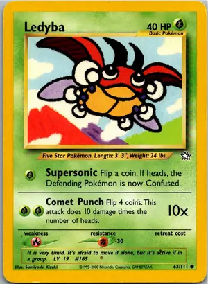 Pokémon-Karte Ledyba 63/111 Neo Genesis