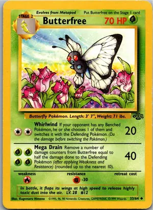 Butterfree Smettbo Exemplar 2,95 €