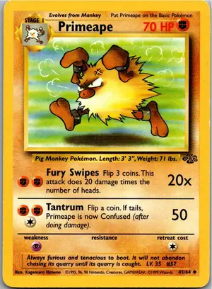 Primeape Rasaff Exemplar 1,95 €