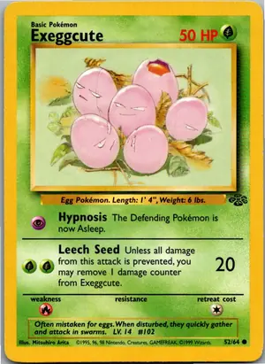 Pokémon-Karte Exeggcute Owei 52/64 Dschungel