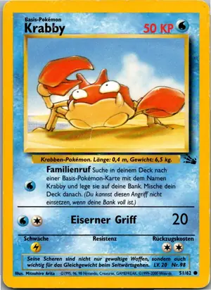 Krabby Exemplar 1,95 €