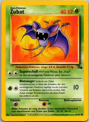 Zubat Exemplar 1,95 €