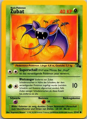 Zubat Exemplar 1,95 €
