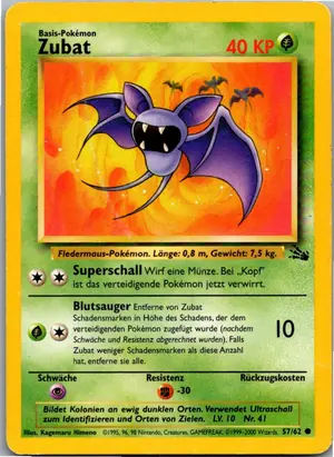 Zubat Exemplar 1,95 €