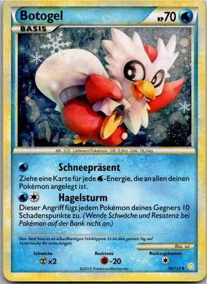 Pokémon-Karte Botogel 39/123 HeartGold SoulSilver