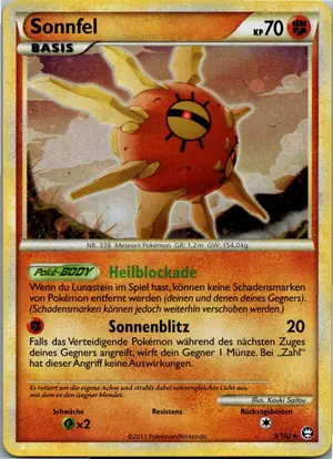 Pokémon-Karte Sonnfel 9/102 Triumph