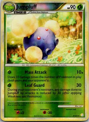 Pokémon-Karte Jumpluff Papungha 6/123 HeartGold SoulSilver
