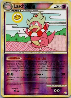 Pokémon-Karte Laschoking 12/123 HeartGold SoulSilver