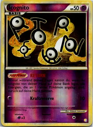Pokémon-Karte Icognito 54/123 HeartGold SoulSilver