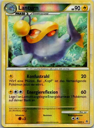 Pokémon-Karte Lanturn 18/95 Entfesselt