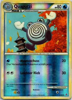 Pokémon-Karte Quaputzi 37/95 Entfesselt
