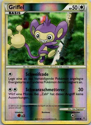 Pokémon-Karte Griffel 43/95 Entfesselt