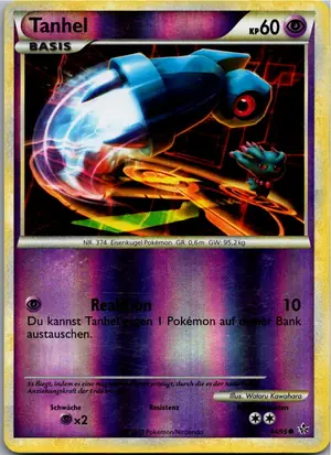Pokémon-Karte Tanhel 44/95 Entfesselt