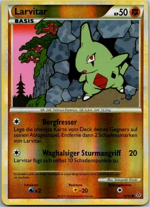 Pokémon-Karte Larvitar 50/95 Entfesselt