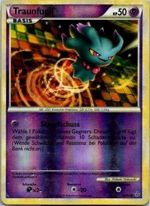Pokémon-Karte Traunfugil 54/95 Entfesselt