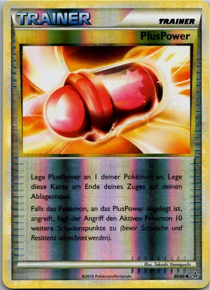 Pokémon-Karte PlusPower 80/95 Entfesselt