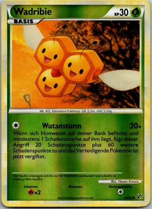 Pokémon-Karte Wadribie 44/90 Unerschrocken