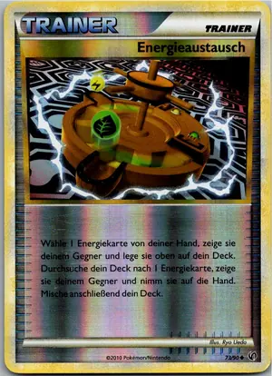 Pokémon-Karte Energieaustausch 73/90 Unerschrocken