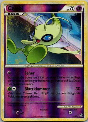 Pokémon-Karte Celebi 3/102 Triumph