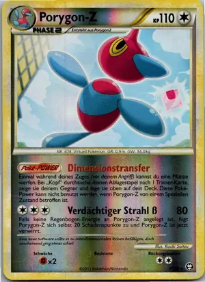 Pokémon-Karte Porygon-Z 7/102 Triumph