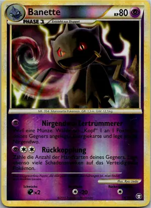 Pokémon-Karte Banette 14/102 Triumph