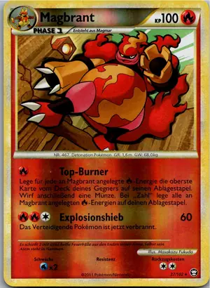 Pokémon-Karte Magbrant 27/102 Triumph