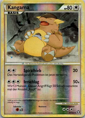 Pokémon-Karte Kangama 36/102 Triumph
